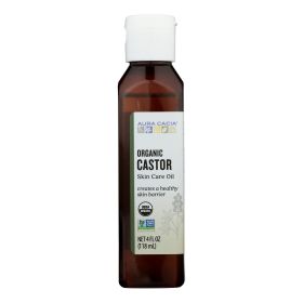 Aura Cacia - Skin Care Oil - Organic Castor Oil - 4 Fl Oz