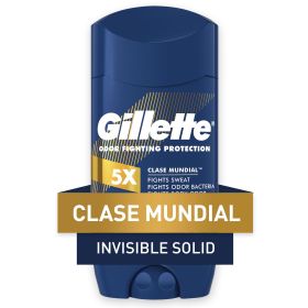 Gillette Antiperspirant Deodorant for Men;  Clase Mundial;  3.4 oz