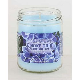 Smoke Odor Exterminator 13oz Jar Candles (Blue Serenity, 2)