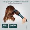 Hair Dryer Brush Blow Dryer Brush in One, 4 in 1 Hair Dryer and Styler Volumizer, Professional Hot Air Brush